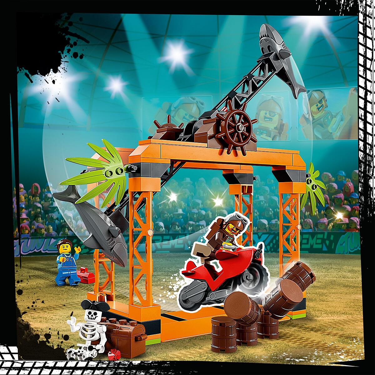 Pirate-themed stunt challenge