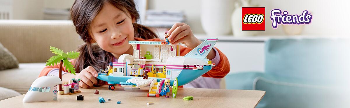 Fun, brick-built aeroplane playset
