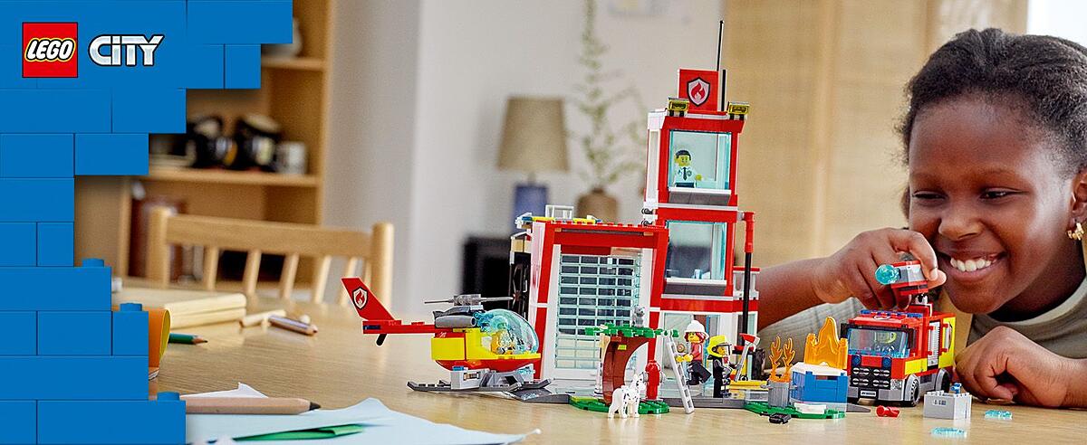 LEGO® City Fire Station set for action-packed play