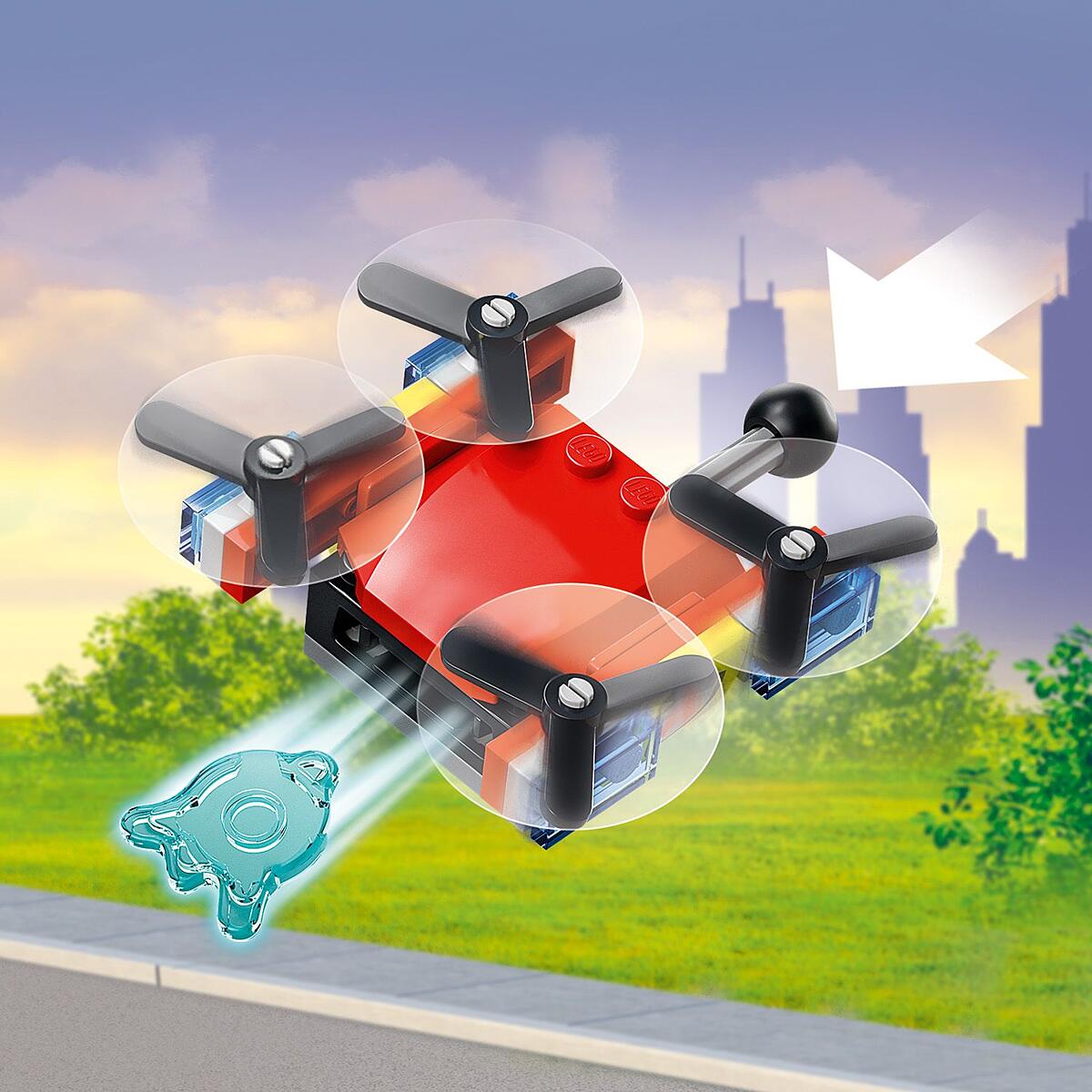 Sky-firefighting drone