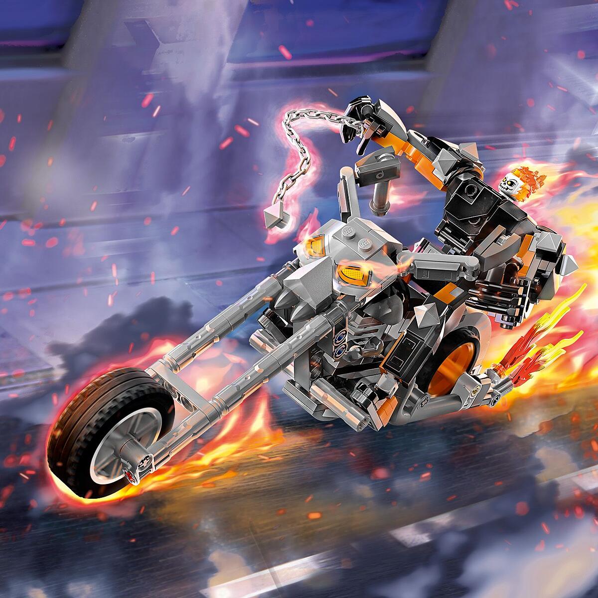 Lego Ghost Rider Mech & Bike | Makro