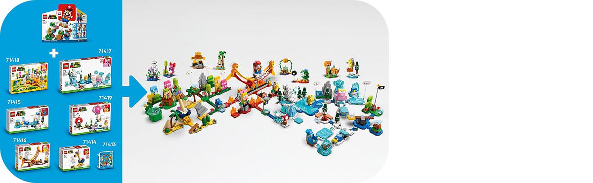 Combines with other LEGO® Super Mario™ sets