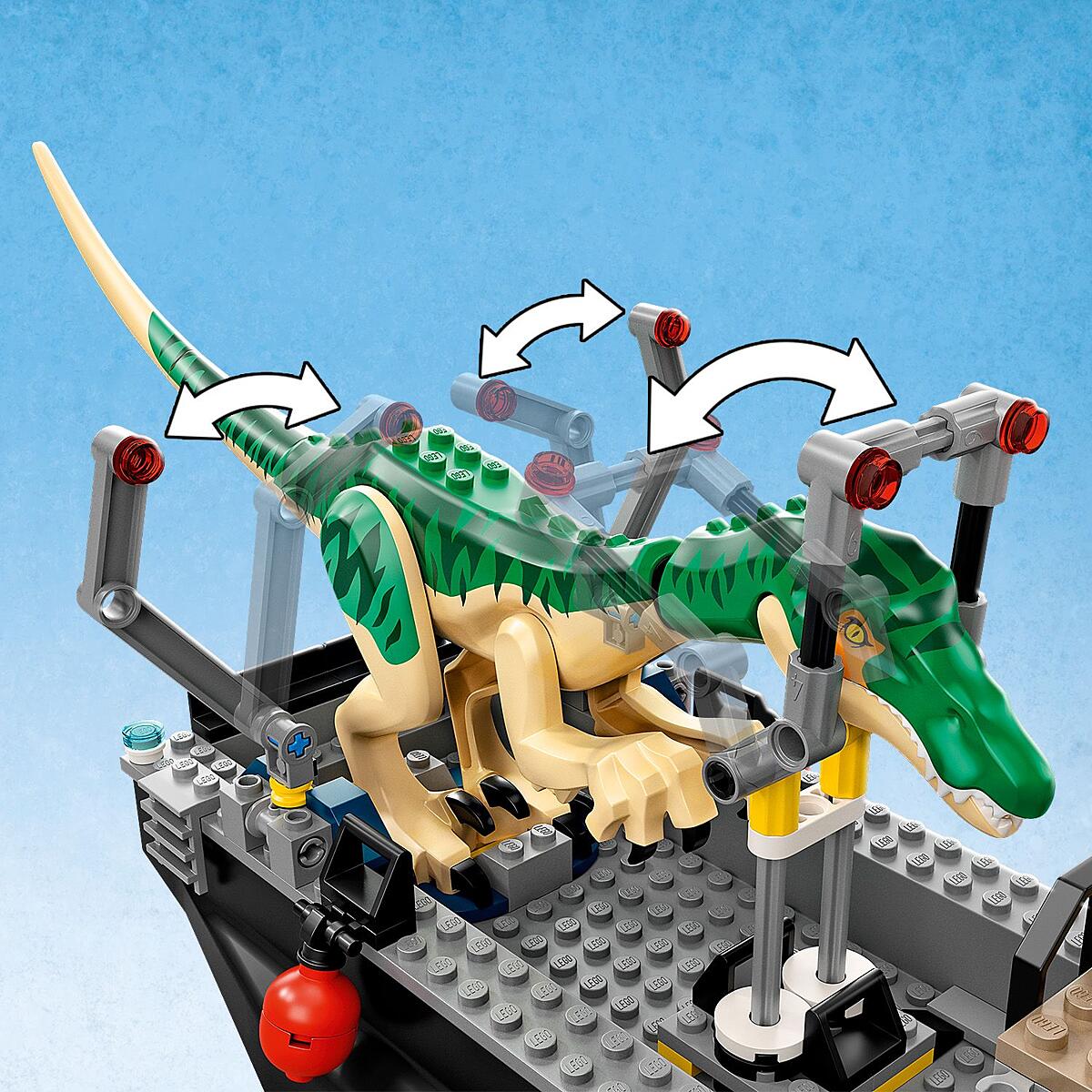 Transport the dinosaur