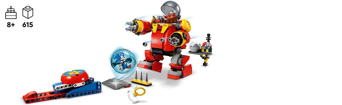 Sonic vs. Dr. Eggman's Death Egg Robot 76993, LEGO® Sonic the Hedgehog™