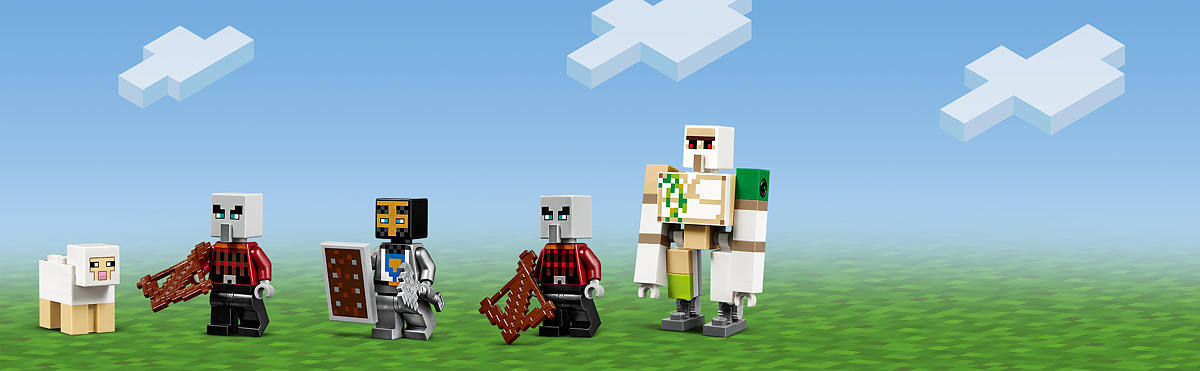 Includes 4 buildable Minecraft™ figures