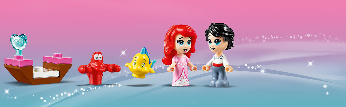 Includes 2 Disney micro-doll LEGO® figures