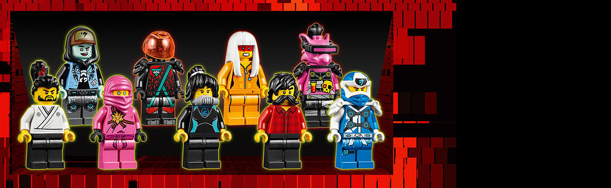 Includes 9 LEGO® NINJAGO® minifigures!