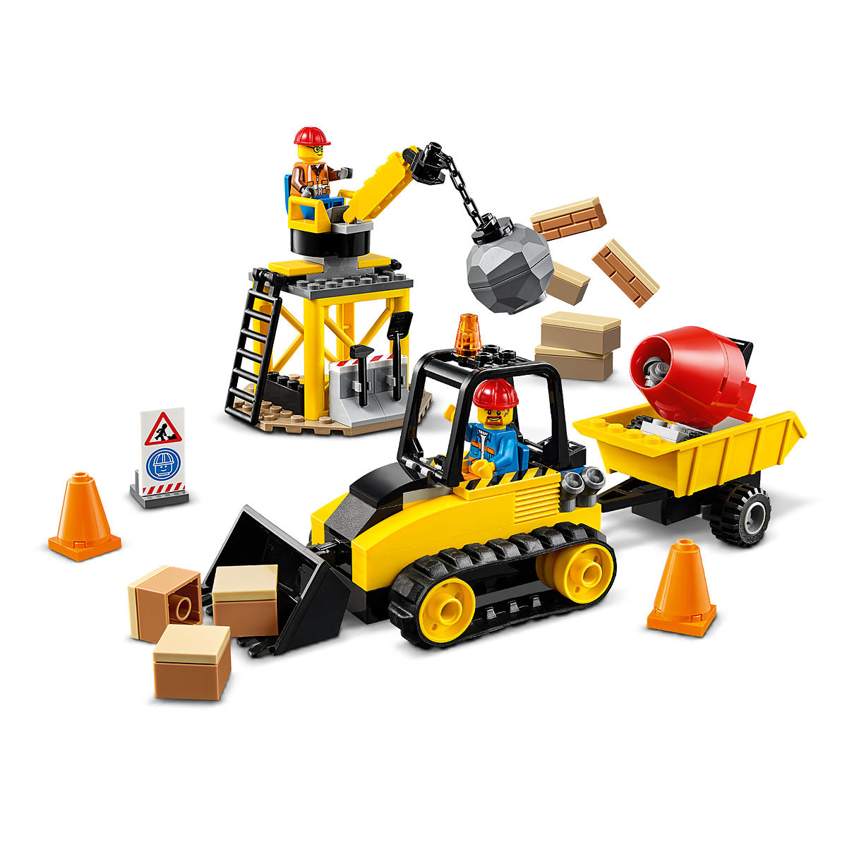 lego city construction bulldozer building set