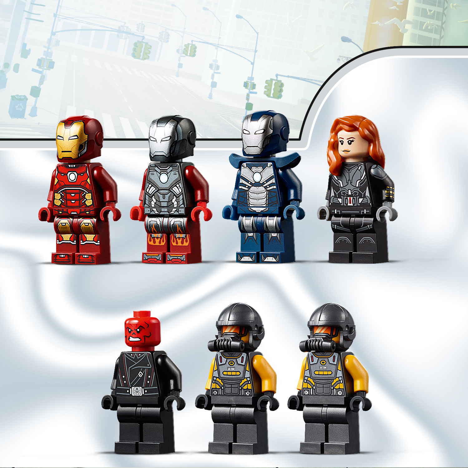 lego iron man blazer and tazer