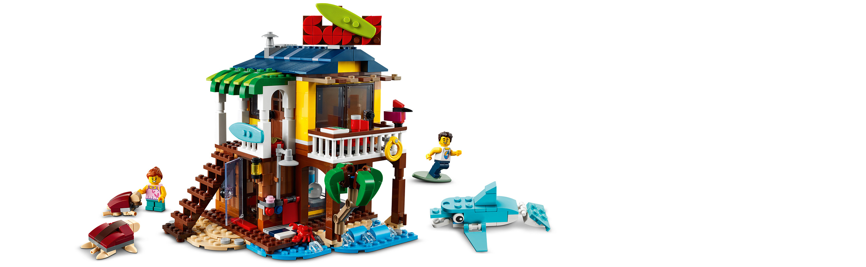 Playful LEGO® beach adventures