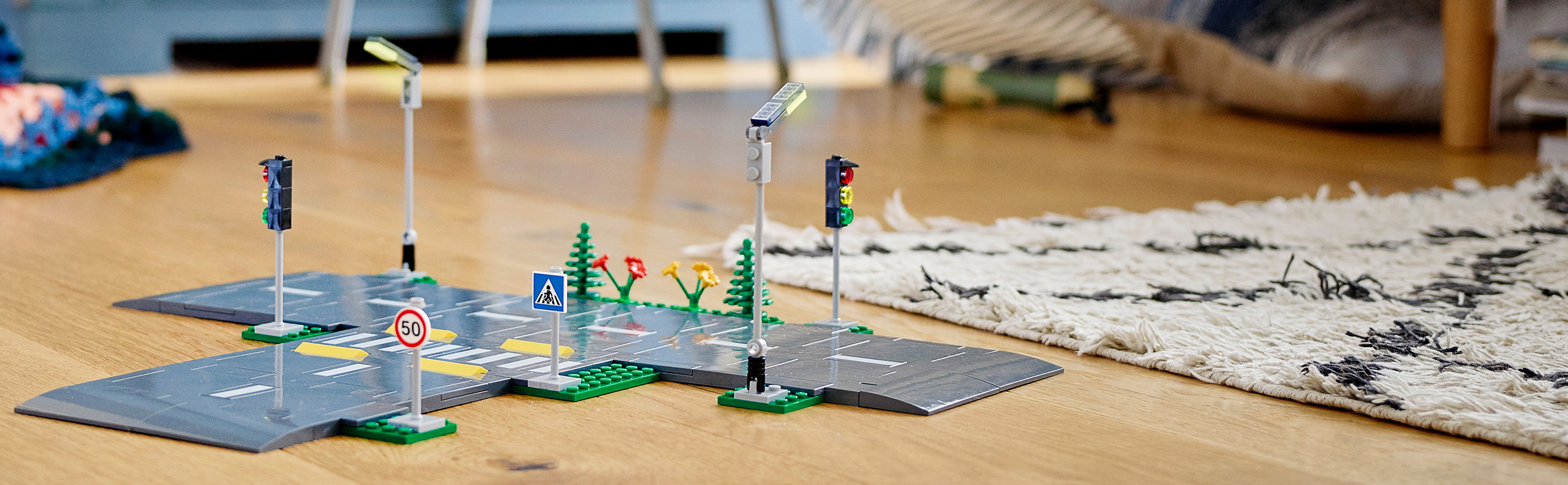 Connect your creations with LEGO® Road Plates