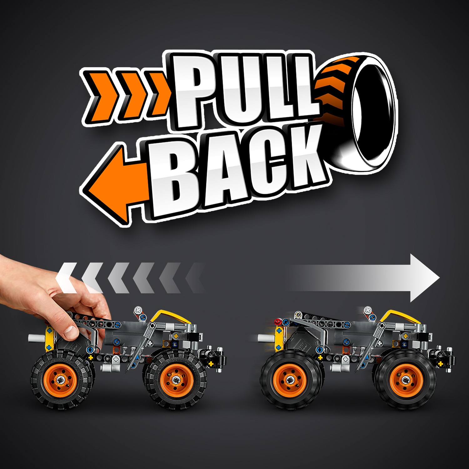Pull-back action