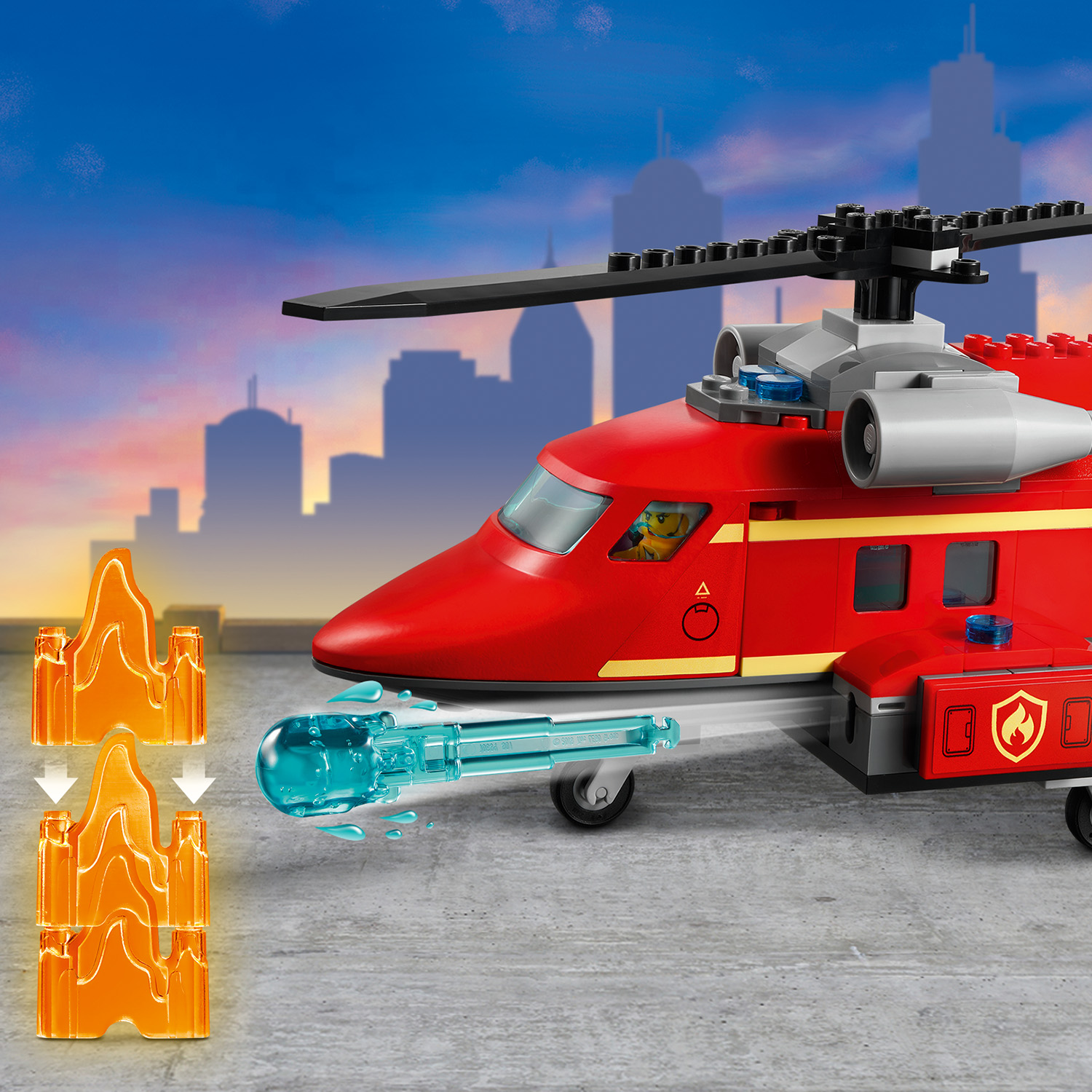 Fire Rescue Helicopter