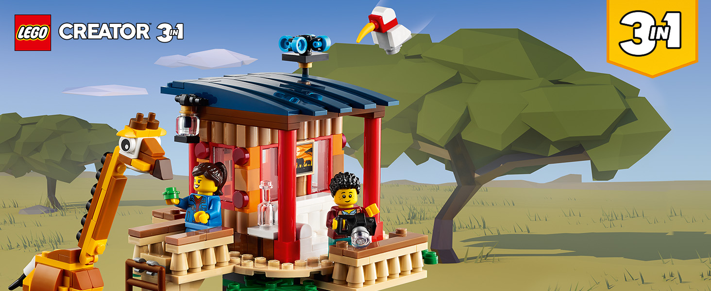 3 times the safari action with LEGO® bricks