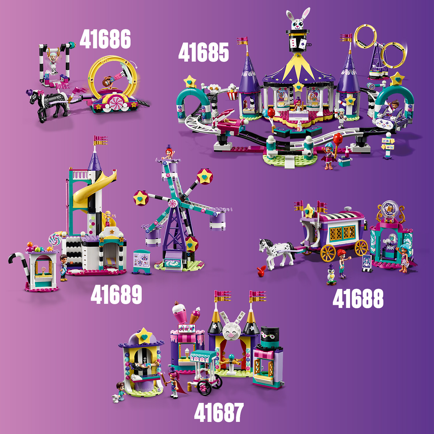 Lego Friends Magical Funfair Stalls | Makro