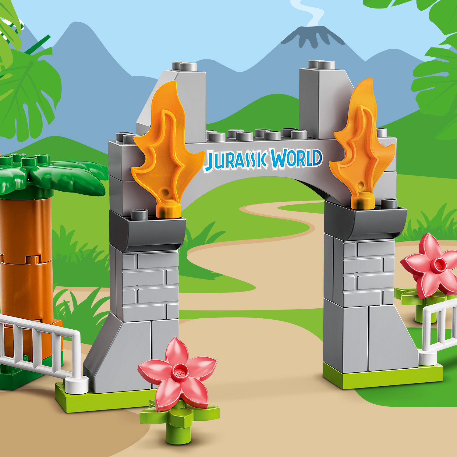 Iconic Jurassic World™ gates