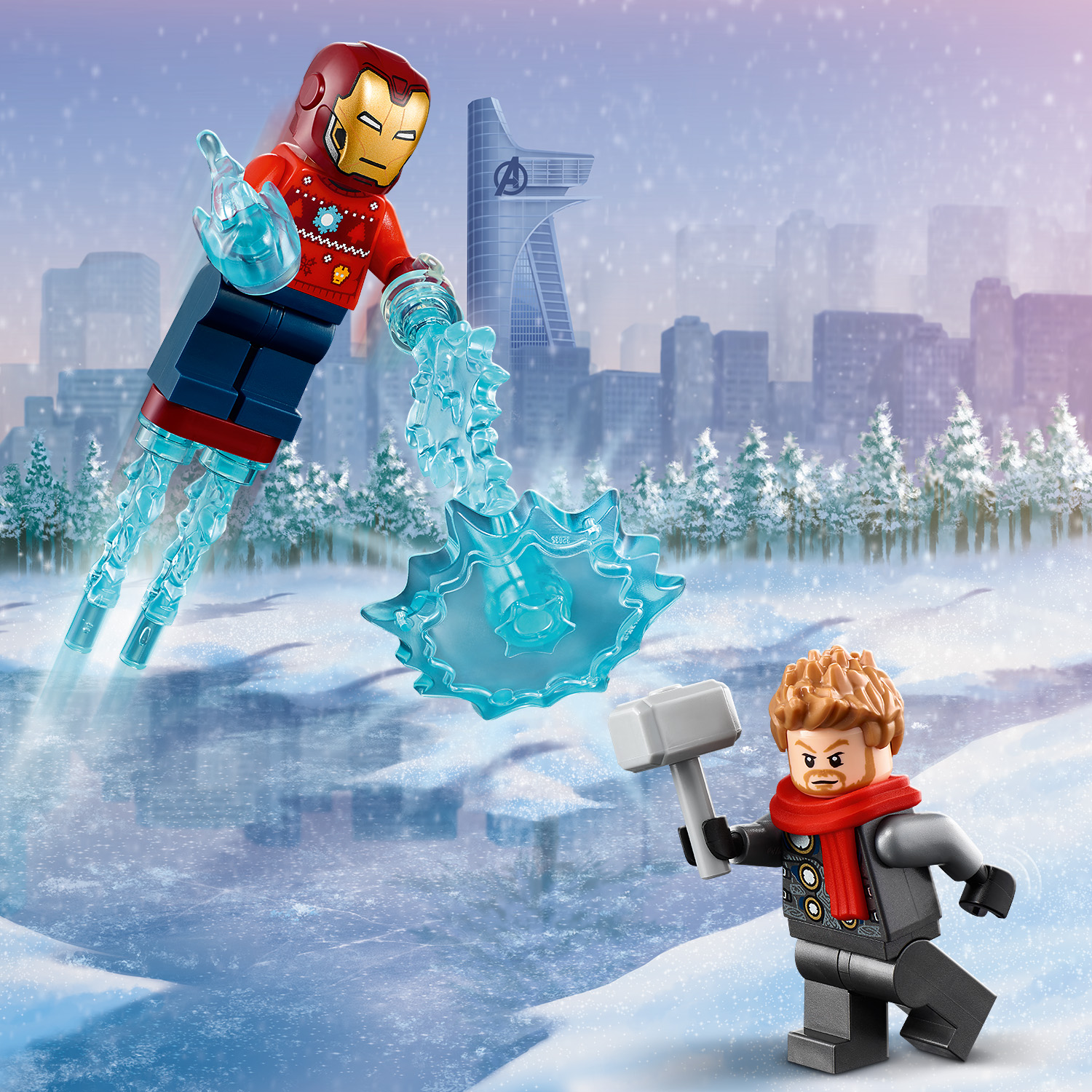 Festive fun with Marvel heroes