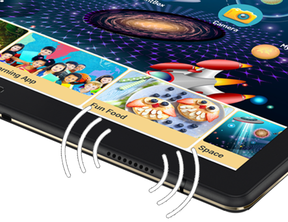 Enhanced 4-speaker sound