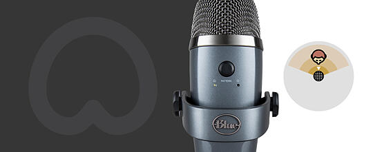 Blue Microphones 988-000499/988-000101 Blue Yeti Professional Multi-Pattern USB Condenser