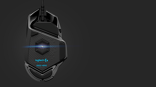 LOGITECH G502 HERO High Performance Gaming Mouse, Black