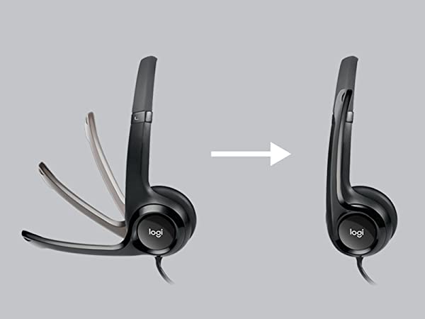 Logitech 981-000485 H390 Stereo USB Headset at The Good Guys
