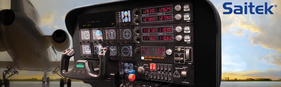 FLIGHT INSTRUMENT PANELフライト・インストルメントパネル Amazon.com: Logitech G USB Pro Flight Instrument Panel