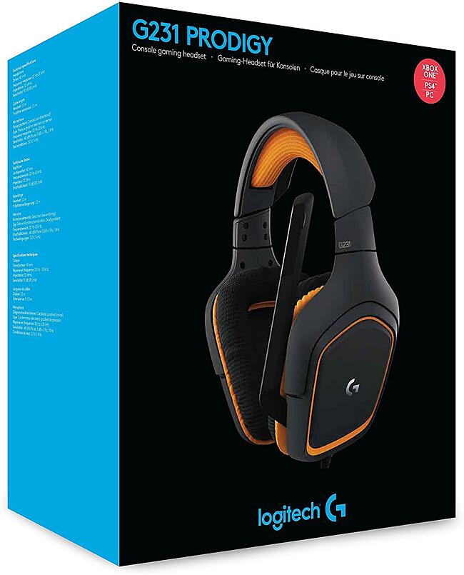 Наушники Logitech G231 Prodigy Gaming Headset (981-000627) купить в  интернет-магазине Эльдорадо, цены в Москве и регионах, доставка