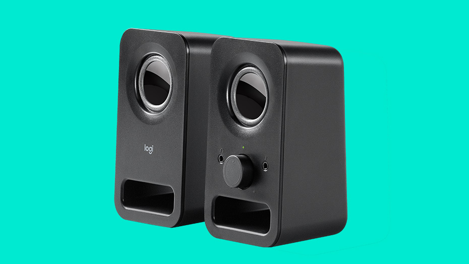 Altavoces estéreo compactos Logitech Z150 con toma de auriculares