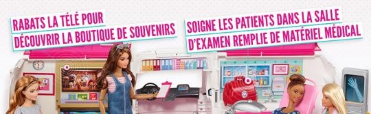 barbie vehicule medical pas cher