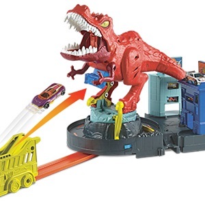 Hot Wheels City T Rex En Furie Les Dinosaures Et La Prehistoire La Grande Recre
