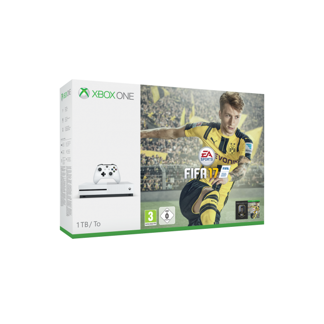 60€ sur Console Microsoft Xbox One S 1To Blanc + NBA 2K20