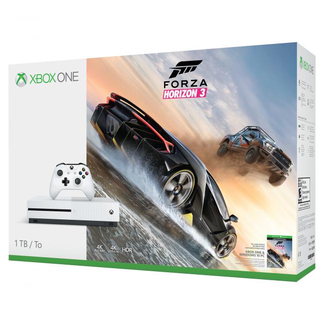 Microsoft Xbox One S, jeu inclus, 1 TB, blanc, 1 Controller, Forza  Horizon 4 (DE Version), 251 €