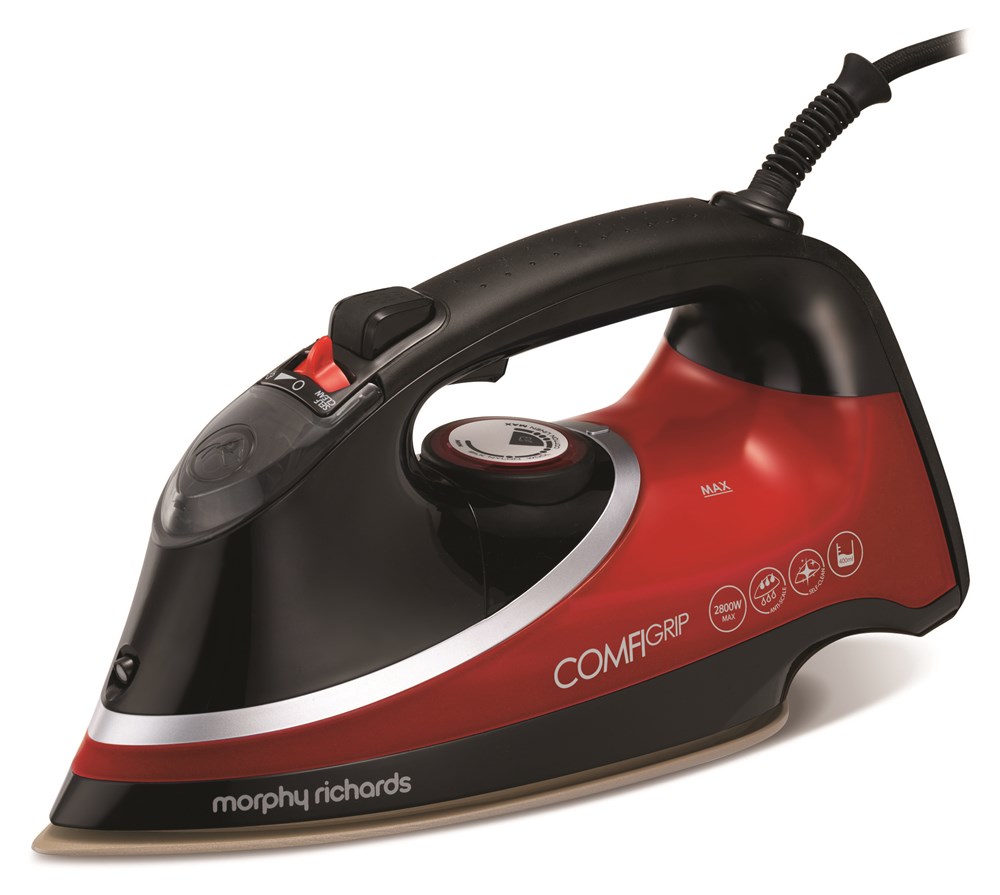 Morphy Richards Morphy Richards ComfiGrip 40700 Steam Iron w Easiglide Stainless Steel Soleplate 