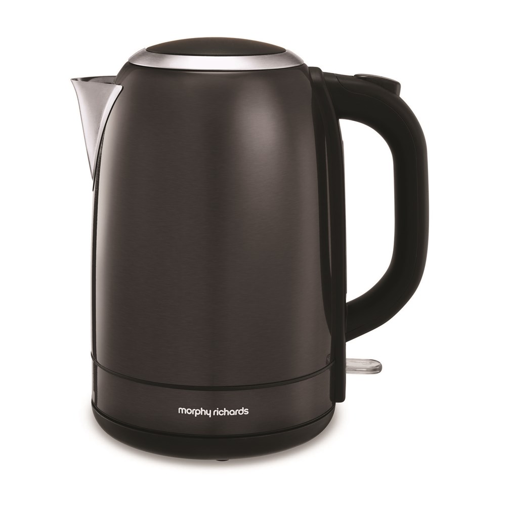 Morphy Richards Equip Stainless Steel Jug Kettle Black Pearl 102780