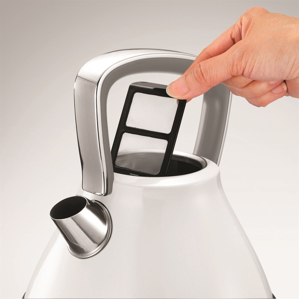 Morphy Richards White Evoke Pyramid Kettle 100109