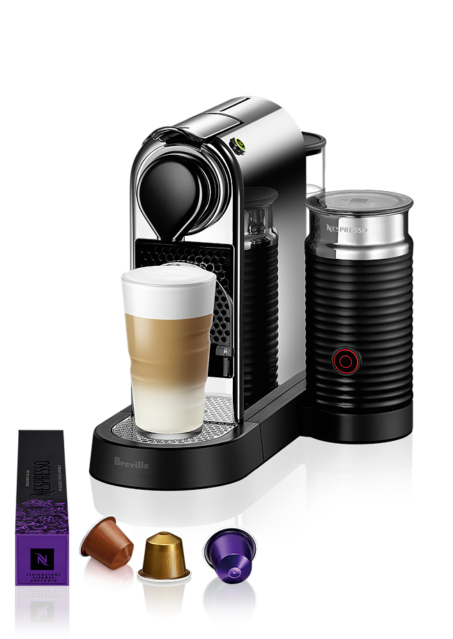 Teenageår Premier Forvent det Buy Nespresso Citiz & Milk Coffee Machine by Breville - Chrome | Harvey  Norman AU