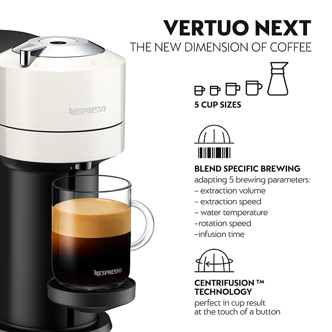 Nespresso Vertuo Next coffee machine by 