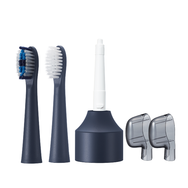 ERCTB1 Electric Toothbrush Head Attachment Set with Sonic Vibration Technology, 2 Types of