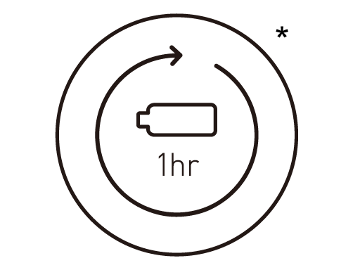 1 hour Full Charge