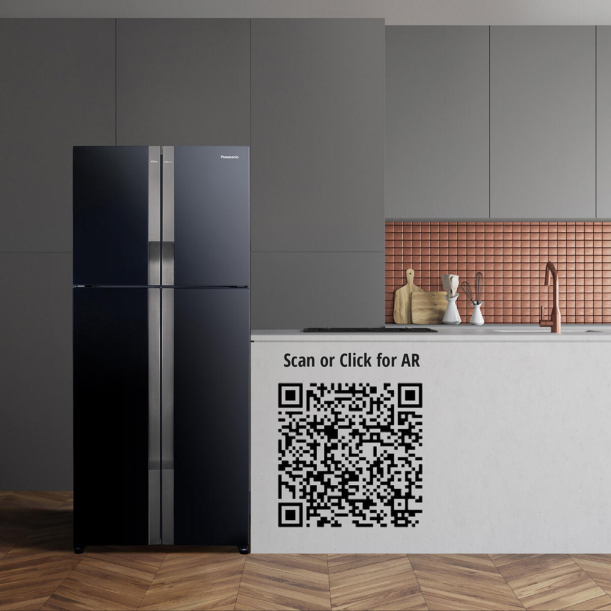 View Seamless Fridge for Your Kitchen in AR