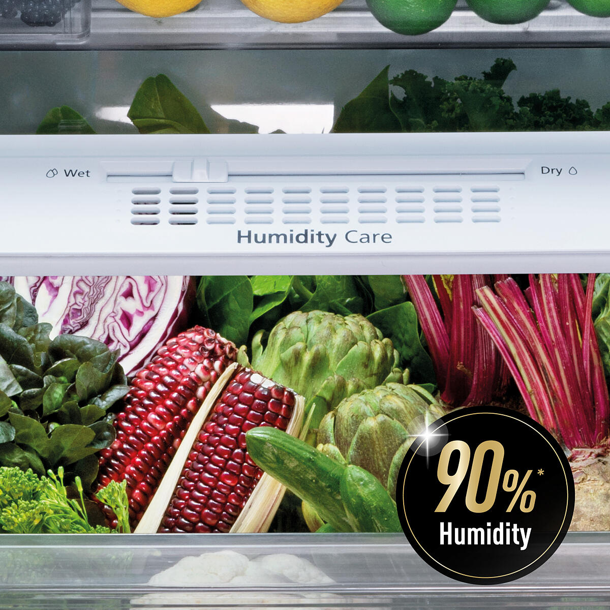 Fresh and Crisp Vegetables with Humidity Care