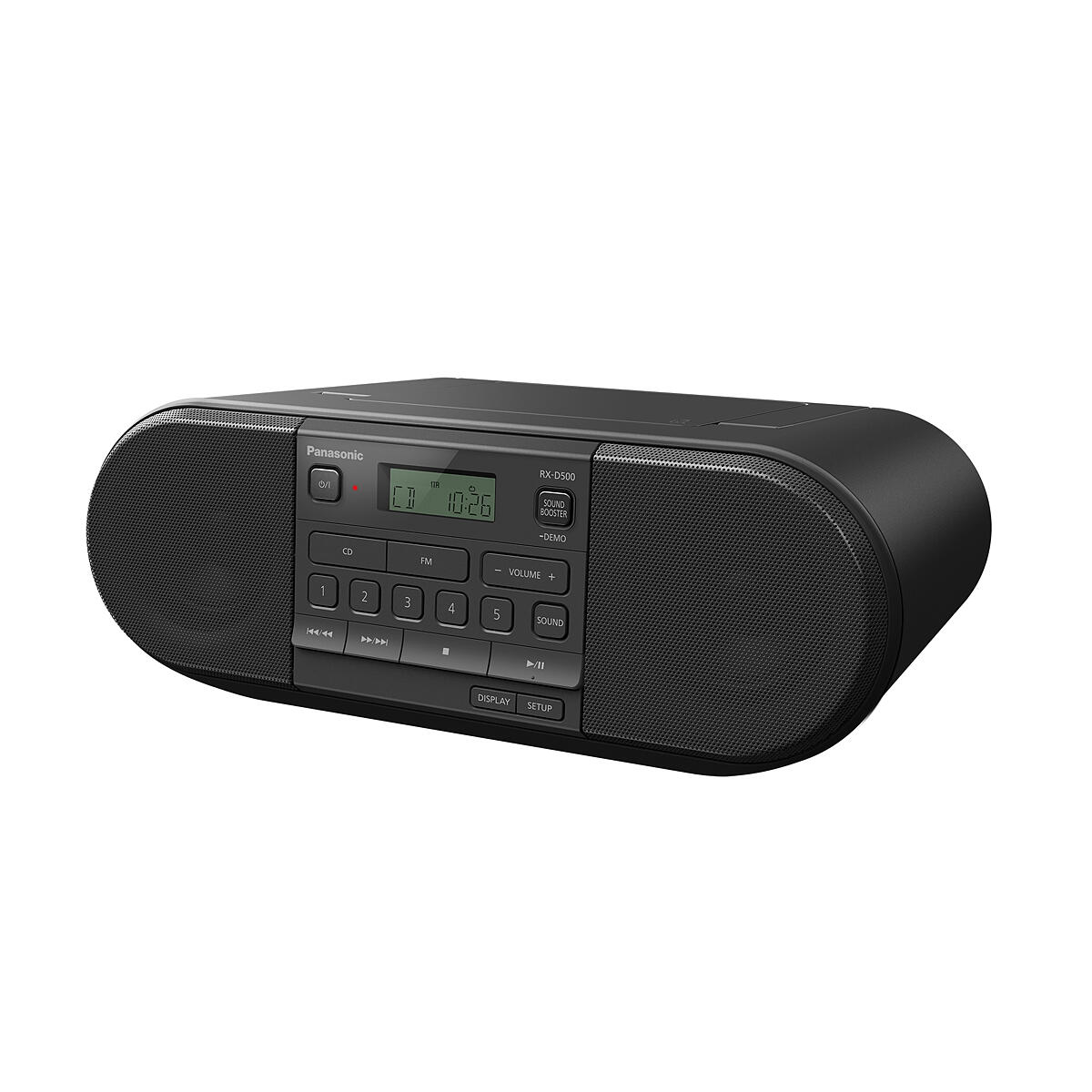 Smiths TV | Panasonic RX-D500EB-K Powerful Portable FM Radio + CD Player  Black | Southport | Ainsdale | Burscough | Formby