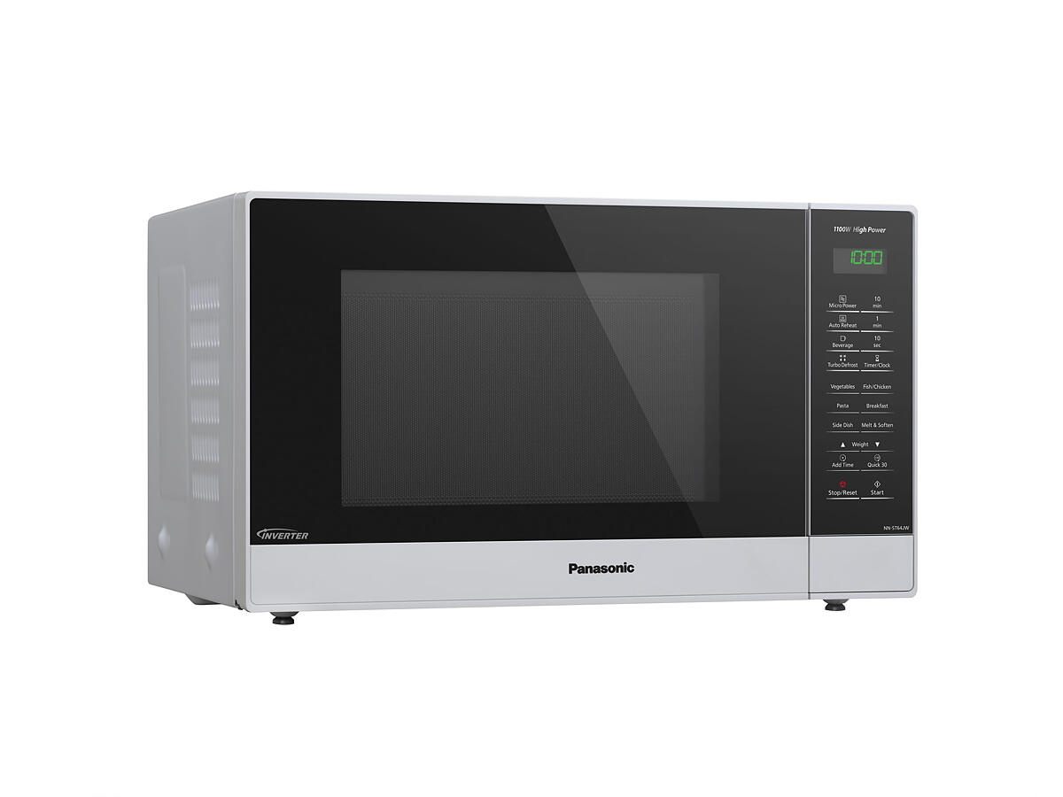 panasonic 32l inverter microwave white nn st64jwqpq