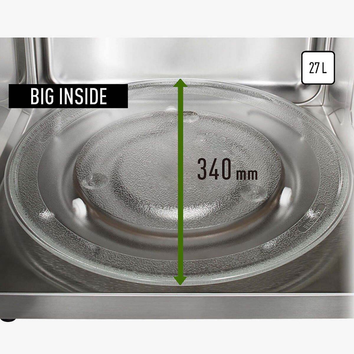 A Spacious Microwave Designed For Family-Size Cooking