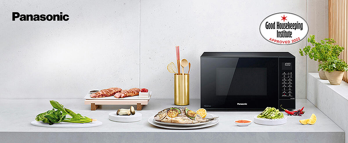 Slimline Combination Microwave Oven - Black