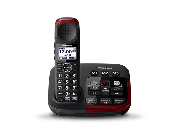 Panasonic KX-TGM420AZB Amplified Cordless Phone with Answering Machine (KX-TGM420)  Buy Online Heathcotes