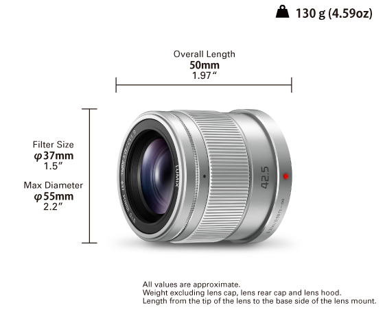 Lumix G Lens H Hs043 Silver