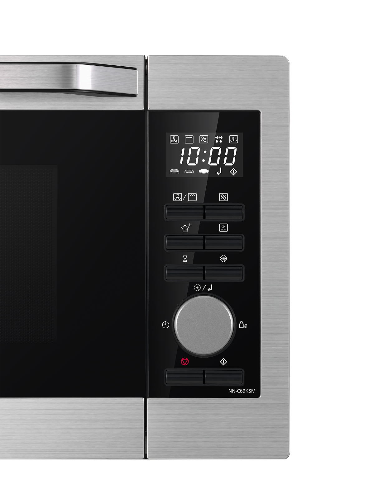 PANASONIC - NN-C69KSMEPG Forno Microonde con Grill Capacità 30 Litri  Potenza 1000 Watt Colore Inox e Nero - ePRICE