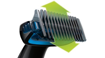 Bidirectional trimmer and comb to trims in every direction