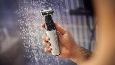 100% Showerproof body groomer
